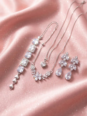 Cutelia Crystal Bloom Jewelry Set ✨