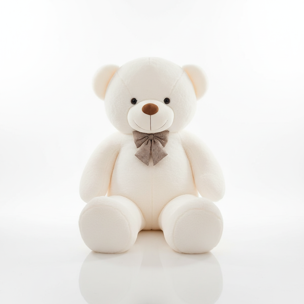 5.5ft White Teddy