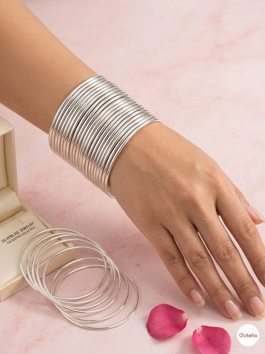 Cutelia Classic Glow Bangles Set  💗