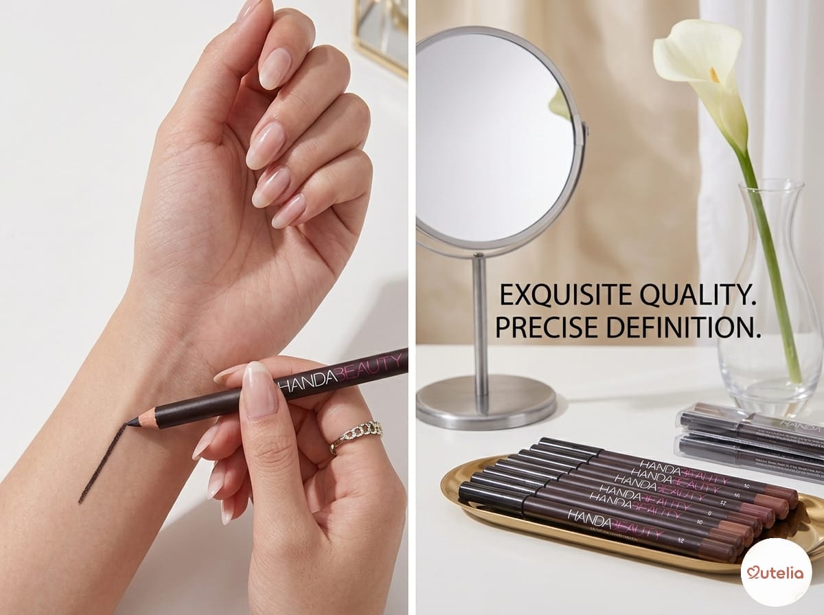 12-PC Eyeliner & Lip Liner Set – Matte, Long-Lasting & Highly Pigmented
