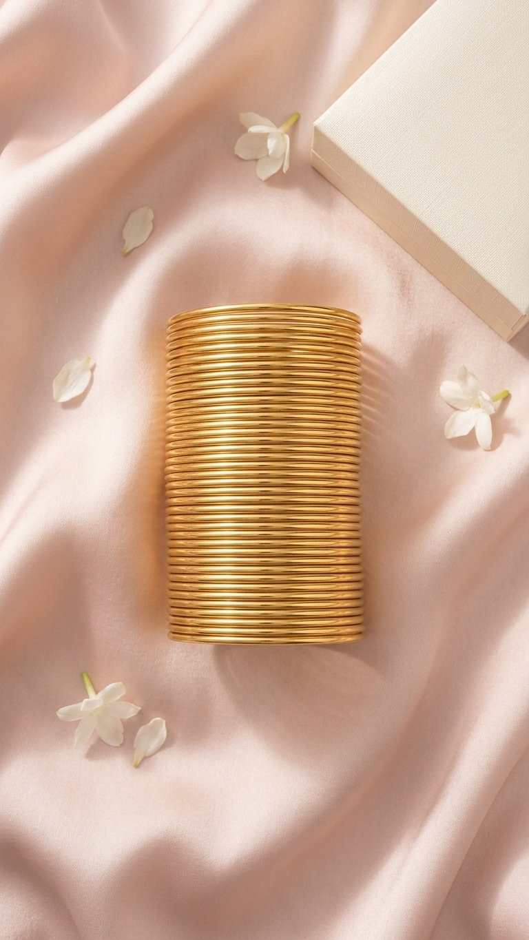 Cutelia Classic Glow Bangles Set  💗