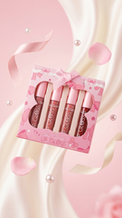 🎀 Lip Gloss Set – Soft Shine Collection 4 in 1