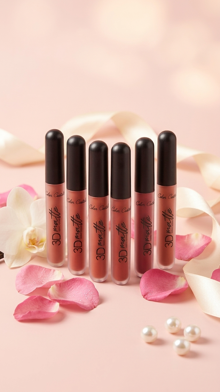 Cutelia 3D Matte Lip Colors Collection 💄6 in 1