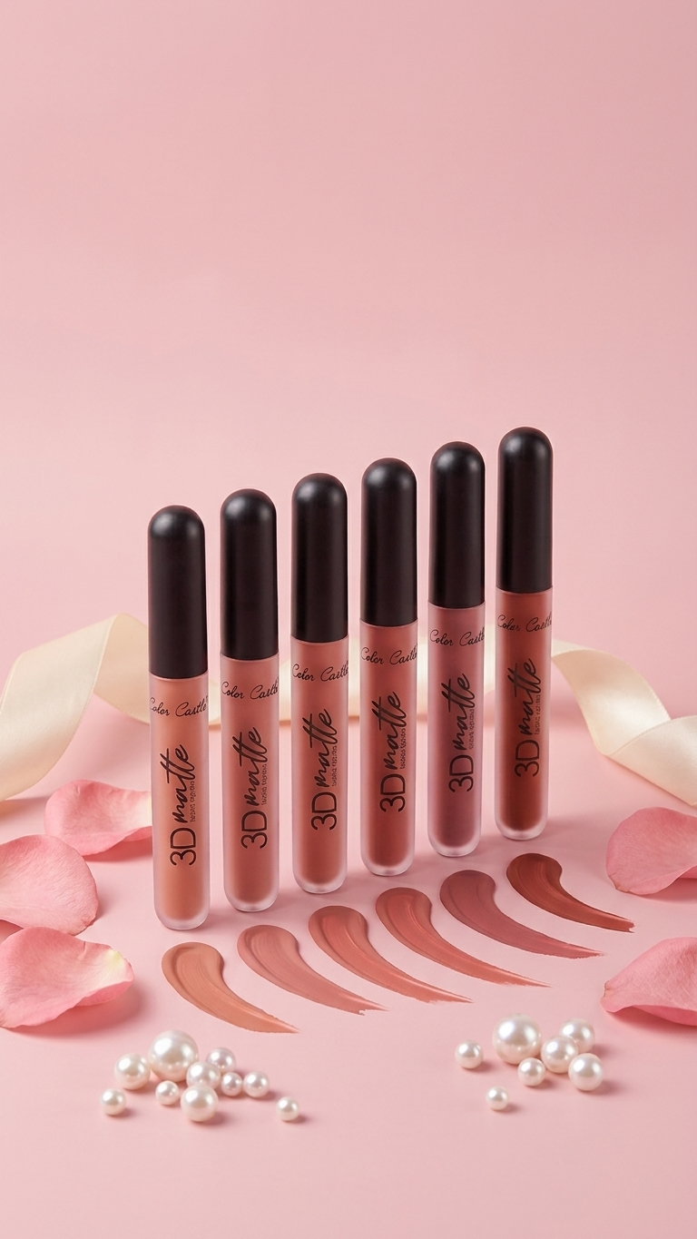 Cutelia 3D Matte Lip Colors Collection 💄6 in 1